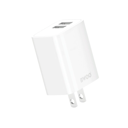 Sạc BWOO 2 cổng USB-A kèm cáp Type-C US CDA64VC 2